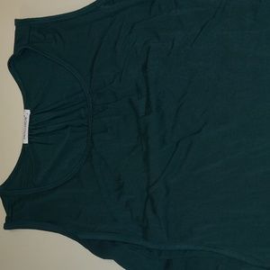 Dark green nursing tank